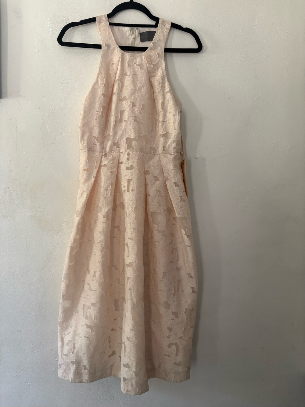 Sunday in Brooklyn Pale Blush Textured Dress